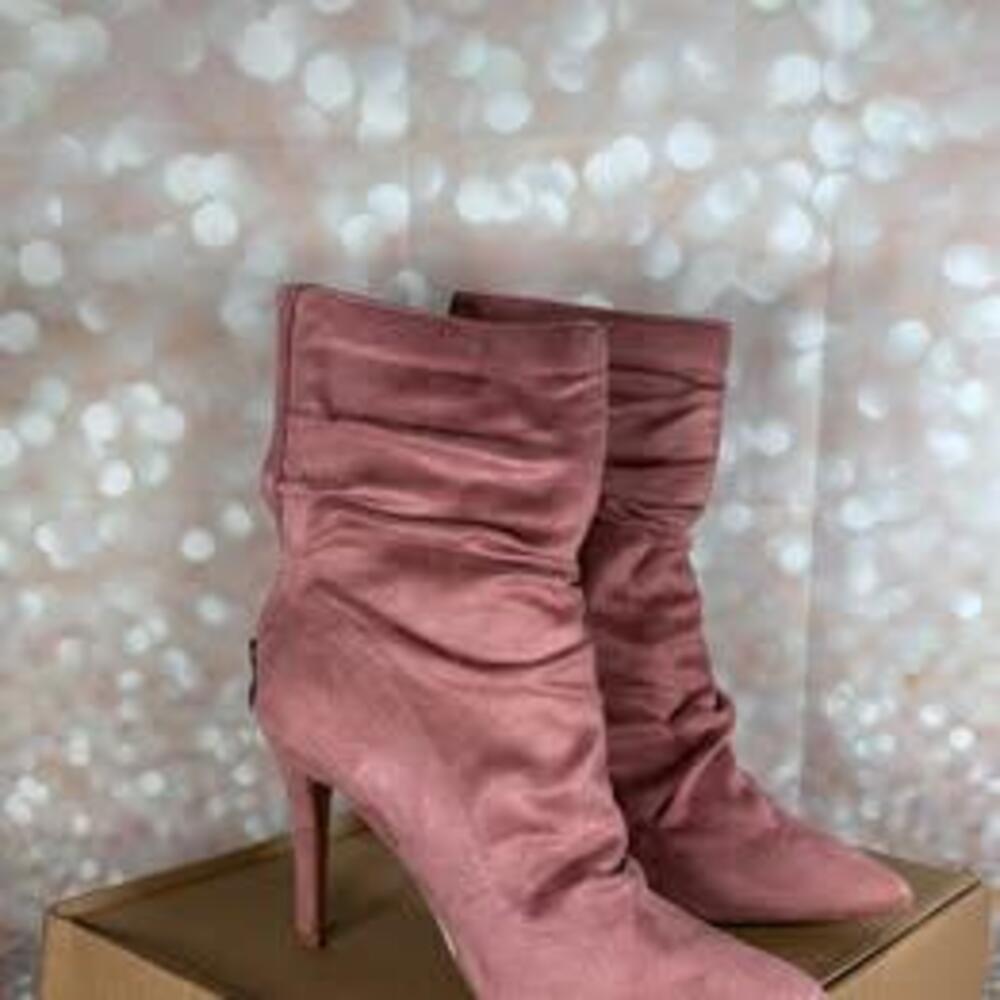 NWT: Womens Markie Back Heel Zip Stiletto Booties